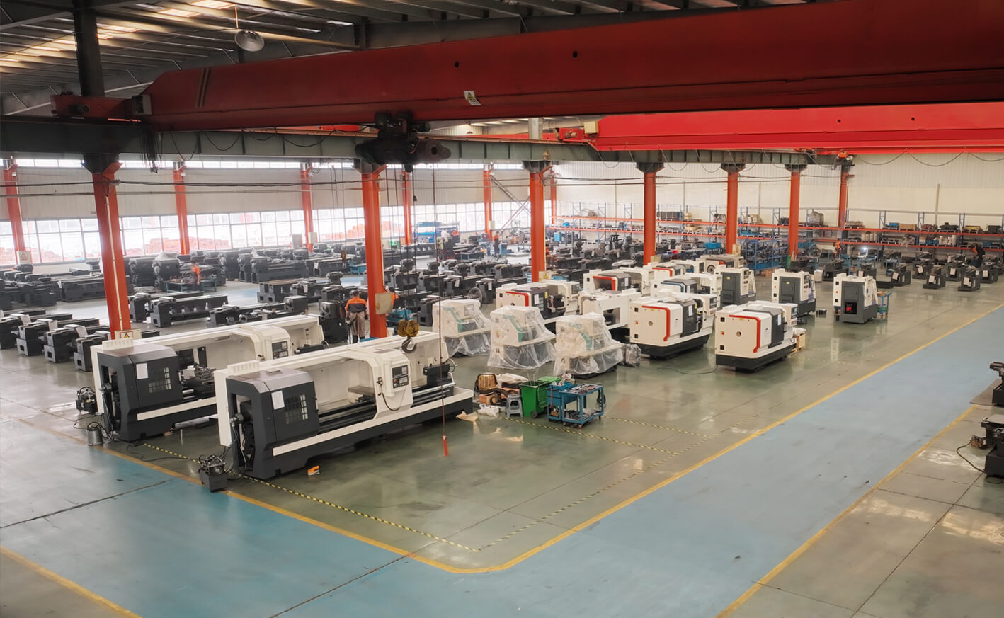 cnc lathe machine Assembly shop