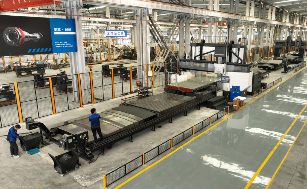 Pentahedral machining center