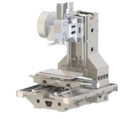 Vertical machining center structure diagram